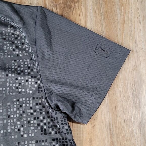 💜PGA Tour Gray Short Sleeve Pro Series Polo Shirt XLarge - Picture 4 of 8